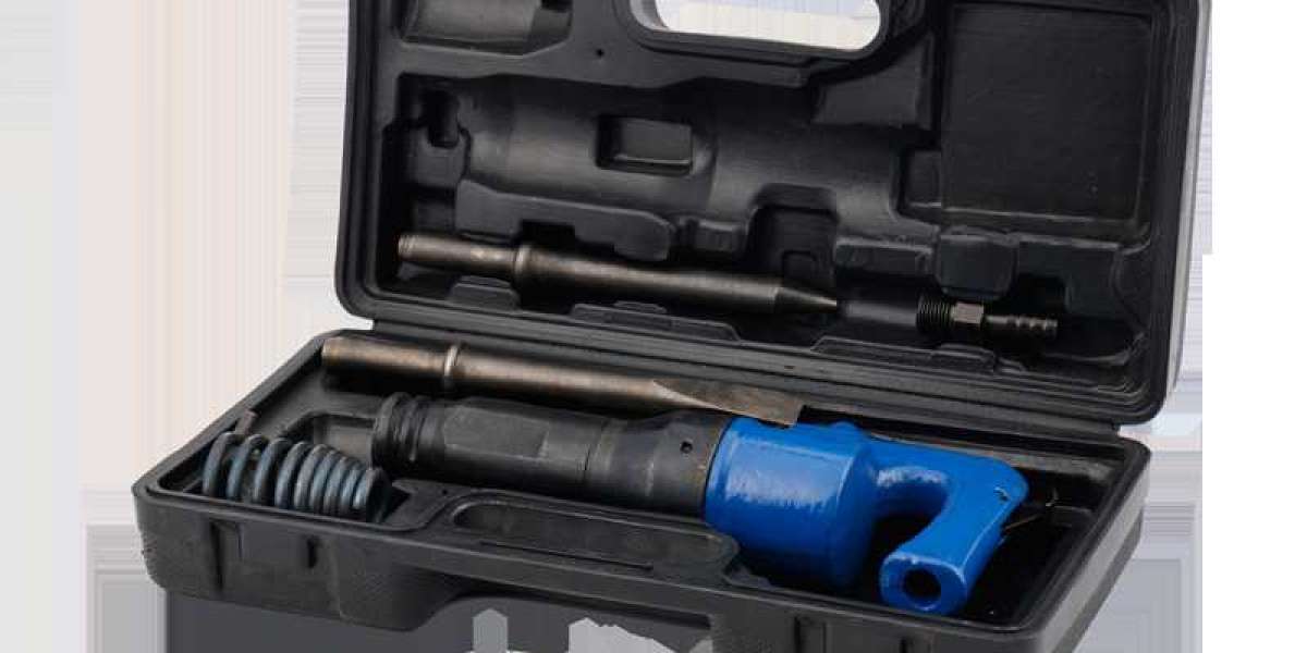 How does the air hammer control system adjust the impact force and frequency?