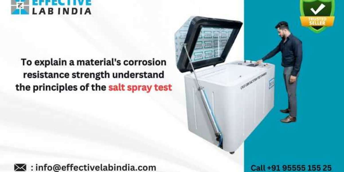 To explain a material’s corrosion resistance strength understand the principles of the salt spray test