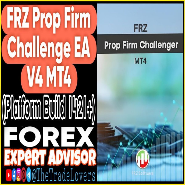 FRZ Prop Firm Challenger EA v4 MT4 (Works on Build 1421+) | Forex Robot | MT4 Expert Advisor - The Trade Lovers