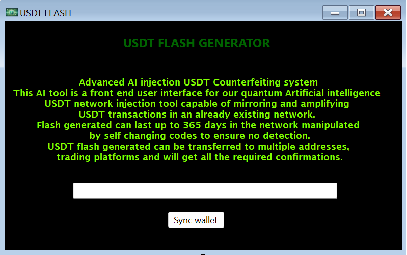 Usdt Flash Software