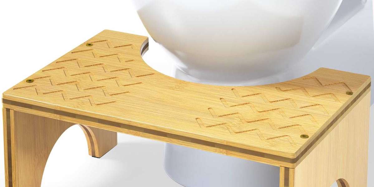 Eco-Friendly Wooden Toilet Stool for Better Digestive Health