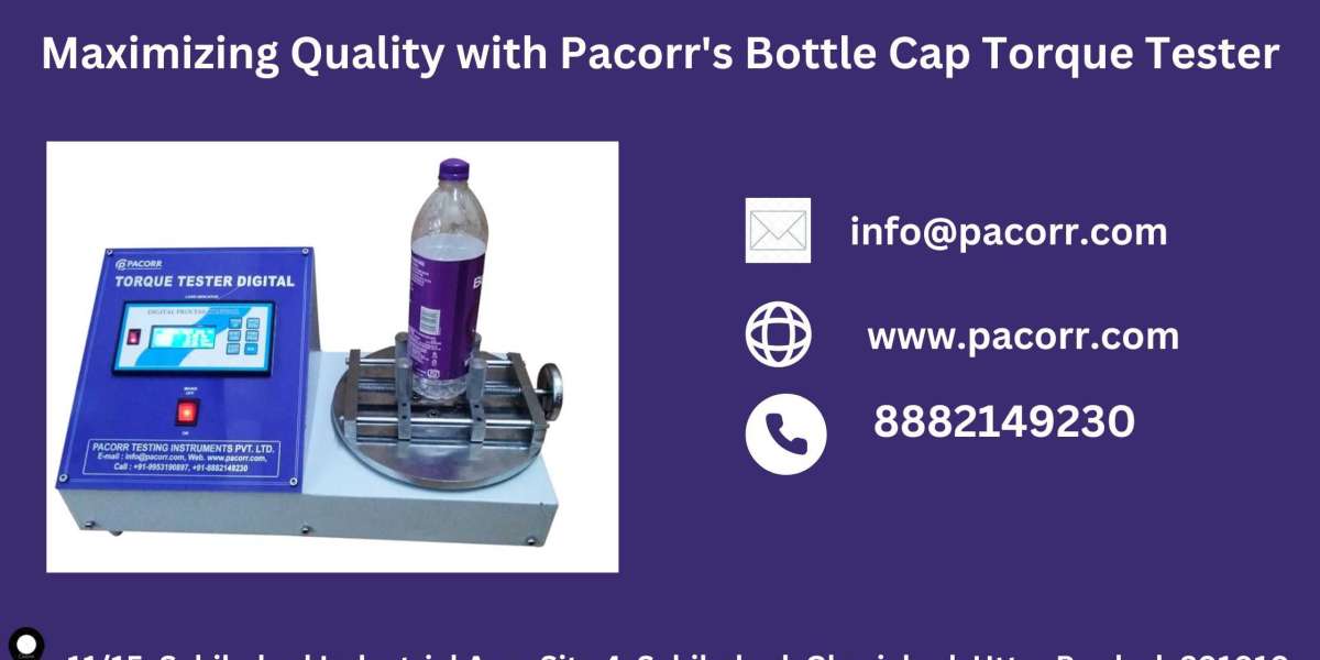 Unveiling the Features of Pacorr's Bottle Cap Torque Tester for Ultimate Accuracy