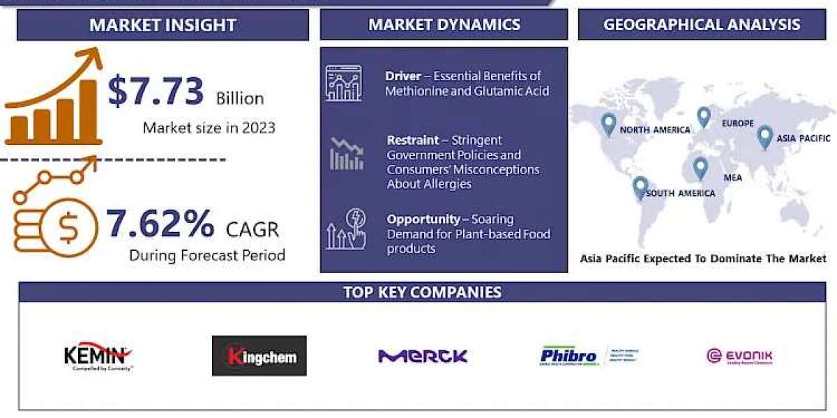 Food Amino Acid Market: Size, Share, Trends, Opportunities Growth Analysis and Forecast, 2024-2032