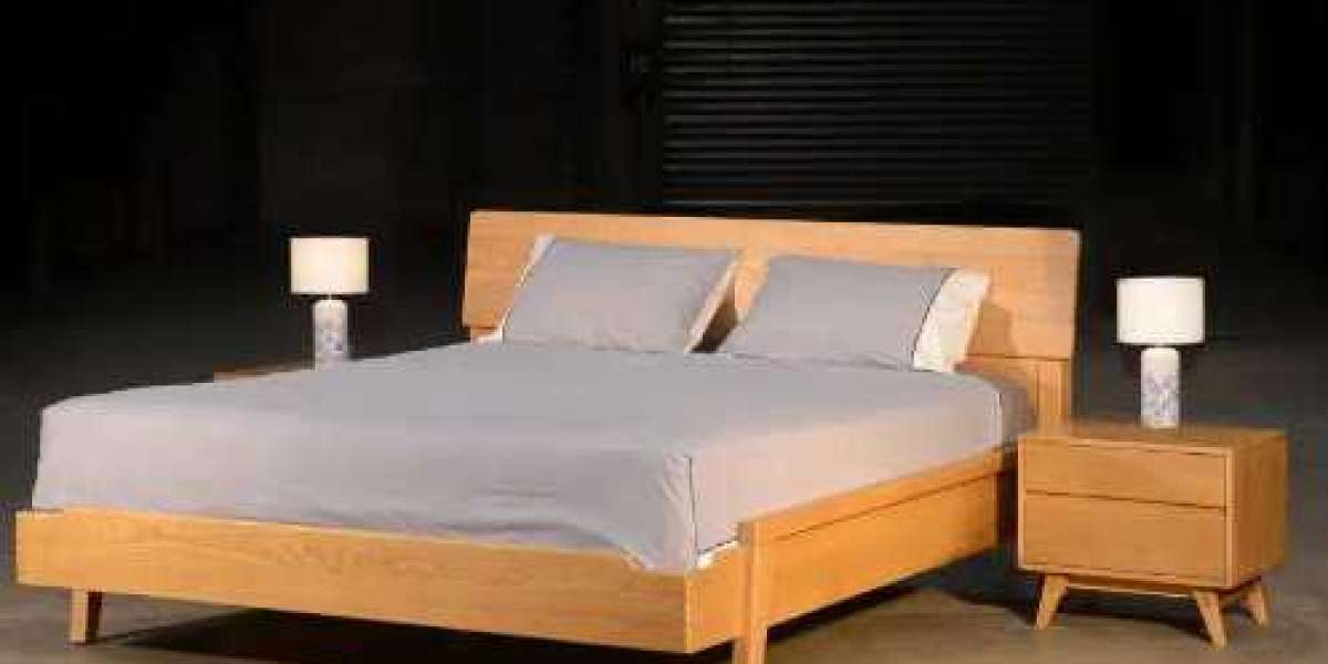 Choose a modern wooden single-bed frame for your apartment