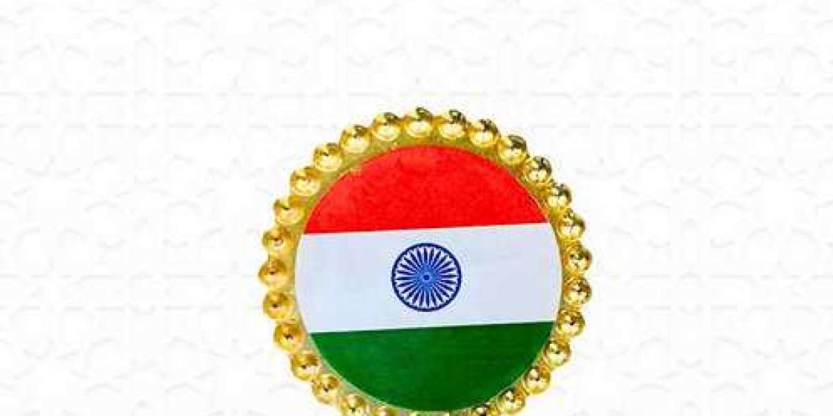 Patriotic Fashion: Indian Flag Badges and Brooch Pins