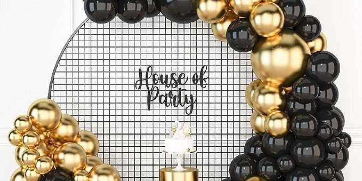 How to Mix Metallic and Matte Balloons in an Arch