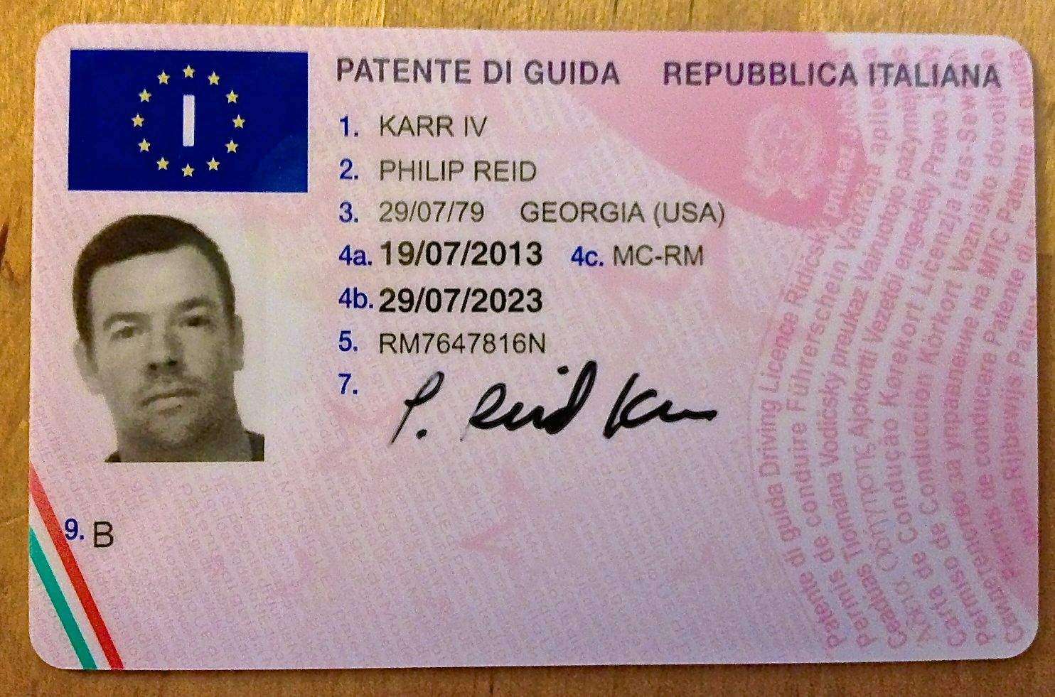 Buy Italian Driving License for Sale | Registered Documents