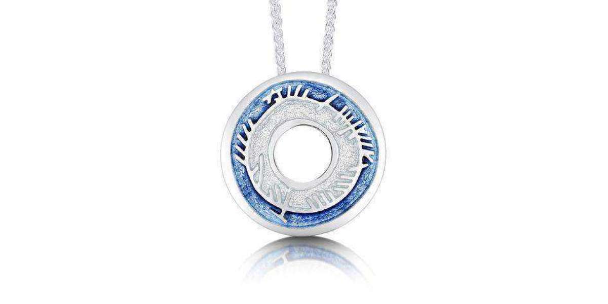 Skyran Sterling Silver Pendant – A Beautiful Tribute to Ancient Orkney Ogham Writing