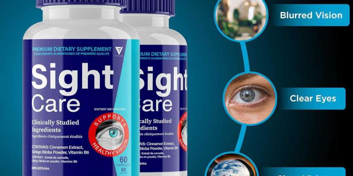 SightCare Vision Supplement capsules for eye health.