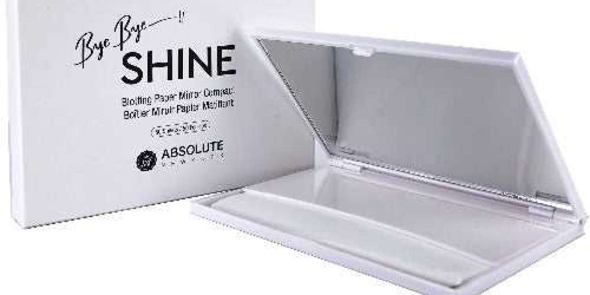 ABSOLUTE Bye Bye Shine Blotting Paper Mirror Compact - Qubyk UK