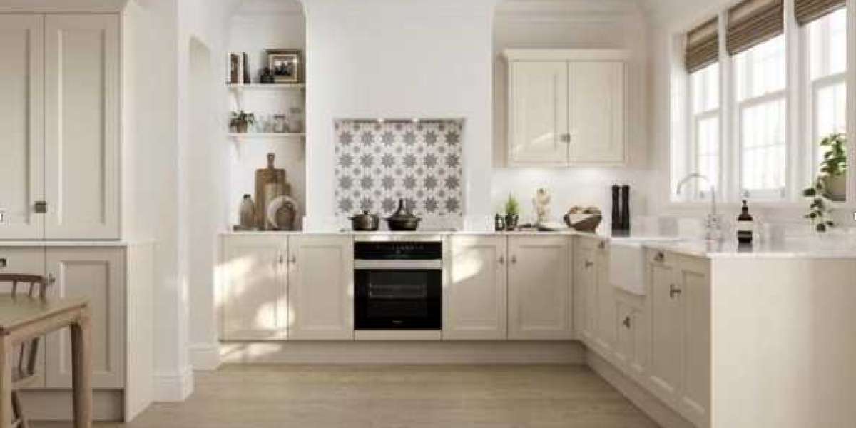 Cream Kitchen Cabinets An Elegant Choice For Open Kitchen Concept