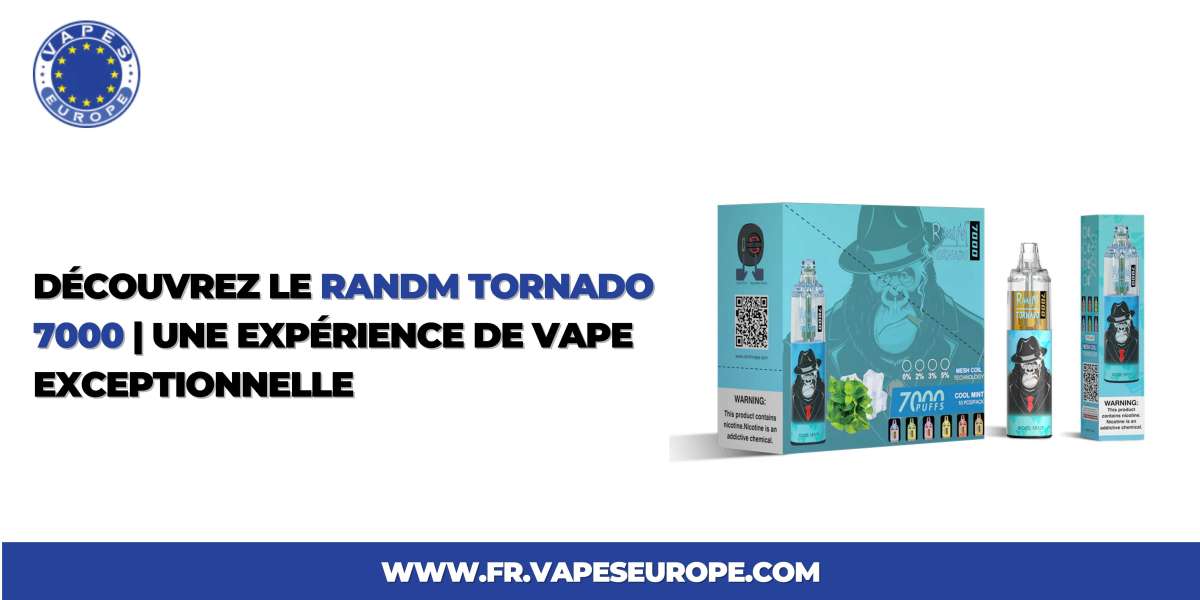 Découvrez le RandM Tornado 7000 | Une Expérience de Vape Exceptionnelle